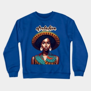 Afro Fashion Crewneck Sweatshirt